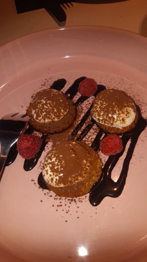 Tiramisu at Vegan Restoran V in Tallinn
