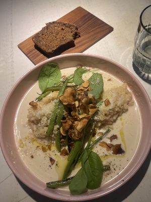 Lemon risotto   at Vegan Restoran V in Tallinn