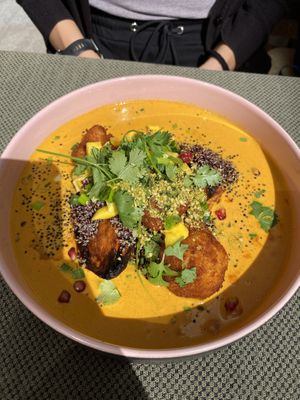 roasted sweet potatoe  at Vegan Restoran V in Tallinn