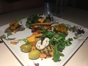 Starter at Vegan Restoran V in Tallinn