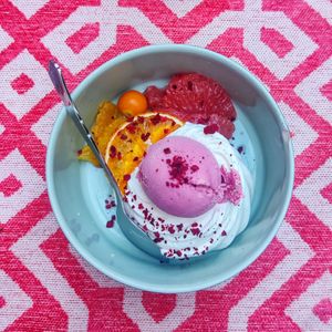 Pavlova at Vegan Restoran V in Tallinn