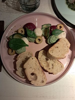 Dip selection at Vegan Restoran V in Tallinn