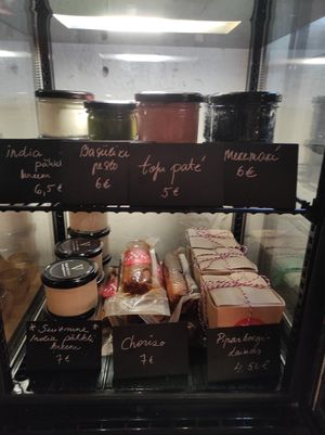 In house made delicacies at Vegan Restoran V in Tallinn