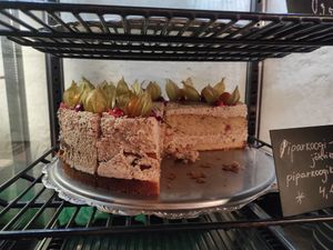 Gingerbread at Vegan Restoran V in Tallinn