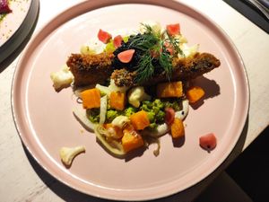 Tofish at Vegan Restoran V in Tallinn