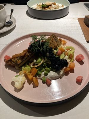 Tofish   at Vegan Restoran V in Tallinn