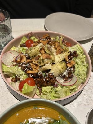 Caesar salad  at Vegan Restoran V in Tallinn