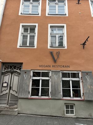 Outsidee  at Vegan Restoran V in Tallinn