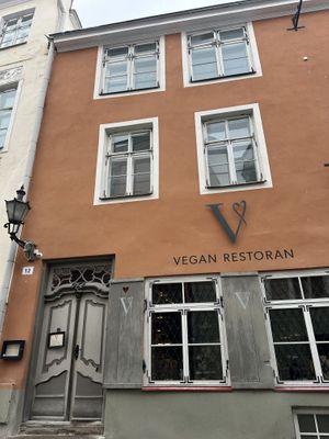 Outside  at Vegan Restoran V in Tallinn