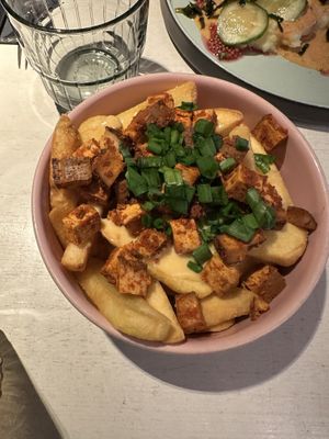 Cheese friess  at Vegan Restoran V in Tallinn