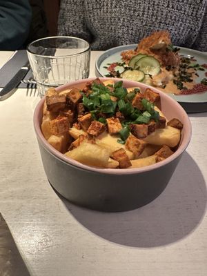Cheese fries  at Vegan Restoran V in Tallinn