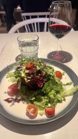 Beautiful presentation and good portions   at Vegan Restoran V in Tallinn