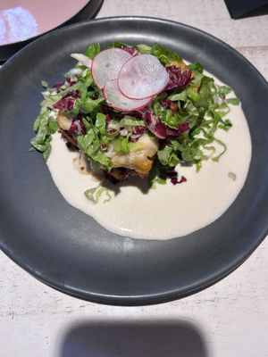 Lentil lasagna  at Vegan Restoran V in Tallinn