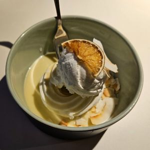 Pavlova at Vegan Restoran V in Tallinn