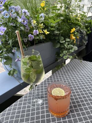 Cocktails  at Vegan Restoran V in Tallinn