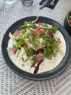 Lentil lasagnea  at Vegan Restoran V in Tallinn
