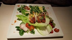 Tacos at Vegan Restoran V in Tallinn