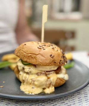 Burger  at Vegan Restoran V in Tallinn