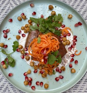 Sweet potato   at Vegan Restoran V in Tallinn