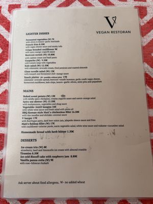   at Vegan Restoran V in Tallinn