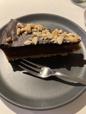 Banana nut cake  at Vegan Restoran V in Tallinn
