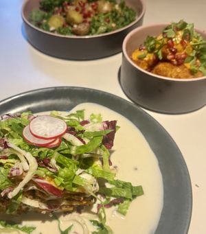 I can’t stop thinking about that lasagna.   at Vegan Restoran V in Tallinn