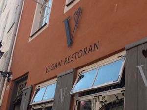 Outside  at Vegan Restoran V in Tallinn
