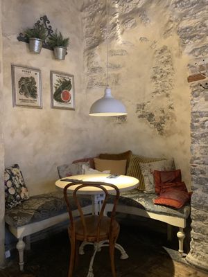 Beautiful setting  at Vegan Restoran V in Tallinn