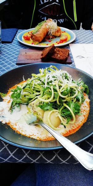 Burrito and Stuffed Shells at Vegan Restoran V in Tallinn
