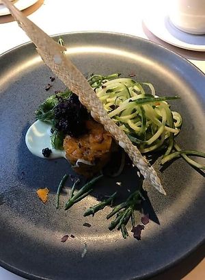 Seafood platter  at Vegan Restoran V in Tallinn