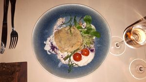 Delicious main at Vegan Restoran V in Tallinn