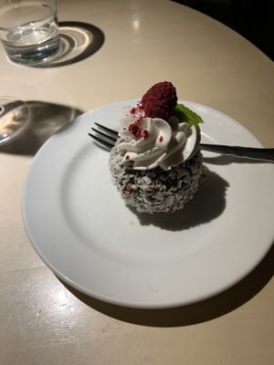 Tasty dessert!  at Vegan Restoran V in Tallinn