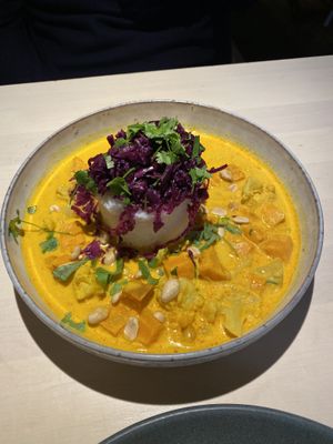 Curry at Vegan Restoran V in Tallinn