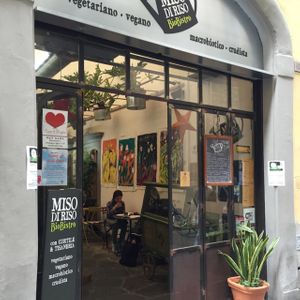 entrance  at Miso di Riso in Florence