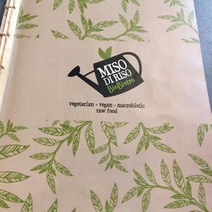 menu  at Miso di Riso in Florence