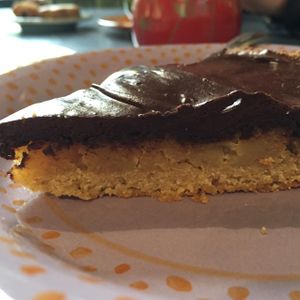 macrobiotic cake  at Miso di Riso in Florence