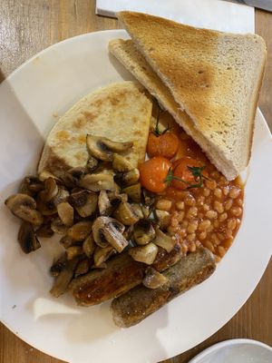 Vegan breakfast   at The Storehouse Restaurant in Foulis Ferry