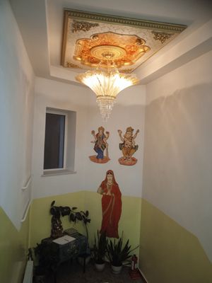 The stairs, the corridor at Namaste - Baga Toiruu  in Ulaanbaatar