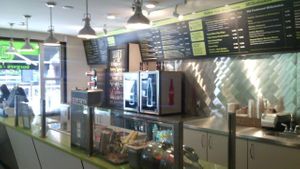 Counter at Flipburger - Argyle in Halifax