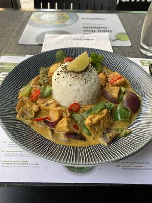 Raisukaree tofu at Wagamama in Cardiff