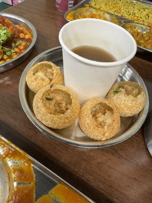 Pani puri  at HealthyWealthy in Belfast