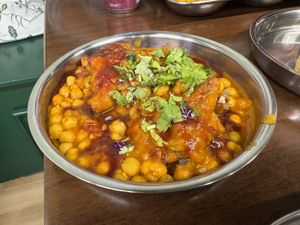 Curried samosas (they were fantastic, our favorite)  at HealthyWealthy in Belfast