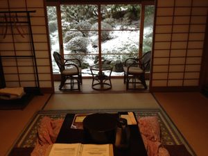 Room where your meals are served   at Ekoin in Koya