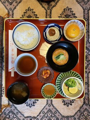 Breakfast set  at Ekoin in Koya