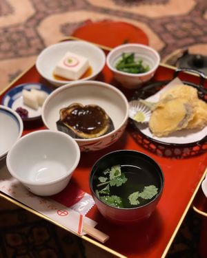 Dinner set (half)  at Ekoin in Koya