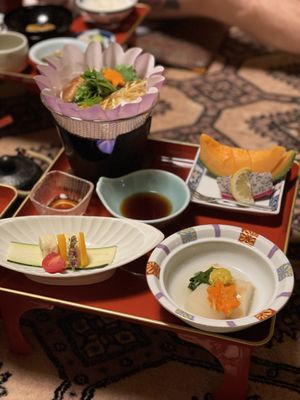 Dinner 1/2  at Ekoin in Koya