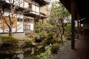 Interior gardens at Ekoin in Koya