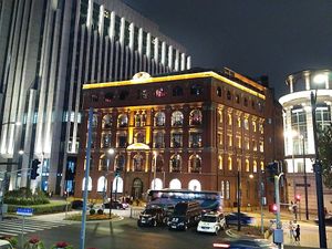 The restaurant is in this building level 4
 at WUJIE 大蔬无界 - The Bund in Shanghai