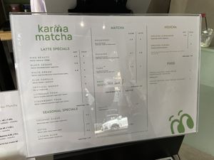   at Karma Matcha in Bruxelles