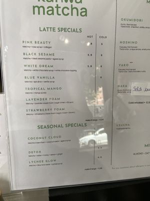   at Karma Matcha in Bruxelles